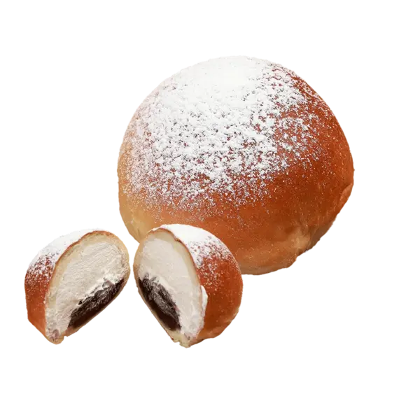 Sweet Red Bean & Cream Bun